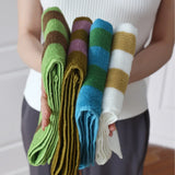 RetroStripe Luxe Cotton Towel – Striped Luxury Towel in Hotel Quality