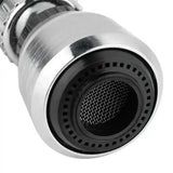 AquaFlex Steel – Stainless Steel Faucet Extension with 360° Rotation & Water-Saving Function