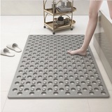 AquaGuard Square Non-Slip Shower Mat – Suction Cups, Quick-Drain, Massage & Safety for Bathroom and Shower