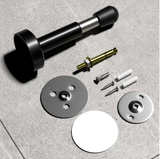 Nurlin Brass Knurled Door Stopper – Antique Brass Door Holder & Wall Bumper
