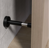 Nurlin Brass Knurled Door Stopper – Antique Brass Door Holder & Wall Bumper