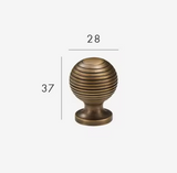 BrassElegance Luxury Antique Brass Handles – Kitchen, Cabinet & Drawer Pulls
