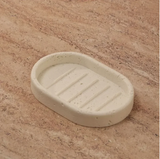 Travella Travertine Bathroom Set – Luxury Stone Soap Dispenser & Bathroom Organizer