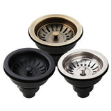 AquaGuard Stainless Steel Sink Strainer with Odor Filter – Pop-Up Stopper & Anti-Clog Basket