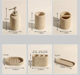 StoneAura Natural Sandstone & Stone Bathroom Accessory