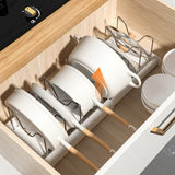 FlexiCook LidMaster – Foldable Kitchen Utensil & Pot Lid Organizer