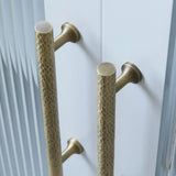 Vintage Hand-Hammered Brass Handles – Bronze Furniture Pulls for Cabinets & Drawers