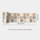 DecoMosaic Waterproof Mosaic Wall Stickers – Peel & Stick Backsplash for Bathroom, Kitchen & Living Spaces