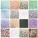CrystalMosaic 3D Tile Stickers – Self-Adhesive Waterproof Glass-Look Wall Covering for Kitchen & Bathroom (5/10 Pieces)