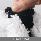 BareLuxe Get Naked Bath Mat – Luxurious Microfiber Anti-Slip Shaggy Rug (20” x 32”)
