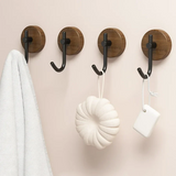 NaturWood Premium Walnut Wooden Hanger – Elegant, Minimalist & Durable Wall Hook for Clothes and Accessories