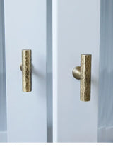 Vintage Hand-Hammered Brass Handles – Bronze Furniture Pulls for Cabinets & Drawers