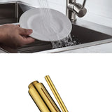 WaterSaver Premium Faucet Shut-Off Attachment – 360° Swivel Aerator with Stop Button