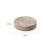 ImperialMarble Emperador Light Bathroom Set – 7-Piece Luxury Natural Marble Collection