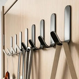 FlexiGrip 6-Pack Self-Adhesive J-Hooks – Strong Waterproof Hooks for Bathroom, Kitchen & Home