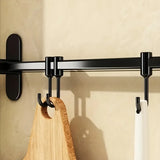 CookEase Kitchen Wall Rack – Multifunctional Organizer for Lids, Spatulas & Kitchen Utensils