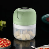 PowerChop Mini USB Electric Food Chopper – Cordless Garlic & Veggie Mincer (3.4 oz / 8.5 oz)