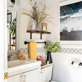 DecoMosaic Waterproof Mosaic Wall Stickers – Peel & Stick Backsplash for Bathroom, Kitchen & Living Spaces