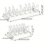 FlexiCook LidMaster – Foldable Kitchen Utensil & Pot Lid Organizer