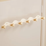 RuralHook Aluminium Wall Hooks – 6-Piece Boarable Rack for Towels, Clothes & Accessories