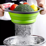 FlexiDrain – Collapsible Silicone Washing & Draining Basket
