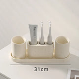 ZenTerra Wabi-Sabi Bathroom Set – European Natural Stone Accessories for Home & Hotel