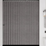 Magneto Foldable Shower Curtain – Magnetic Hem, Waterproof Linen-Style Design with Hooks