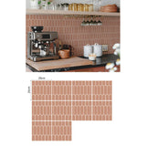 BohoTerracotta Self-Adhesive Tile Stickers – 10-Piece Vinyl Decals for Walls & Floors