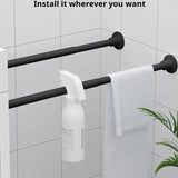 Magneto Foldable Shower Curtain – Magnetic Hem, Waterproof Linen-Style Design with Hooks