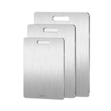 SteelSlice – Double-Sided 316 Stainless Steel Cutting Board with Titanium Coating
