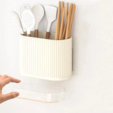 Organix – Multifunctional Cutlery Holder with Drain & Wall Mount (No Drilling Required)