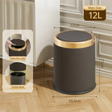 CleanPro Rectangular Push-Button Trash Can – Sleek, Hygienic & Modern Waste Bin for Home and Office