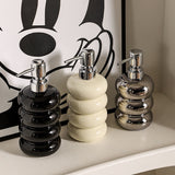 PureCeram Luxe Ceramic Soap Dispenser – Elegant Bottle for Bathroom, Kitchen & Hotel