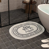 AngelSoft Comfort Anti-Slip Floor & Bath Mat – Soft Plush Mat with Angel Design