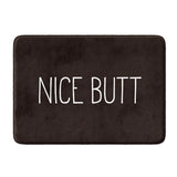 GirlbossMood Statement Bath Mat – Non-Slip Microfiber Rug with Bold Print (23.6 × 15.7 inches)
