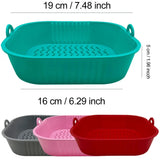 AirBake – Silicone Airfryer Pan & Baking Tray | Reusable Square BBQ & Oven Mat