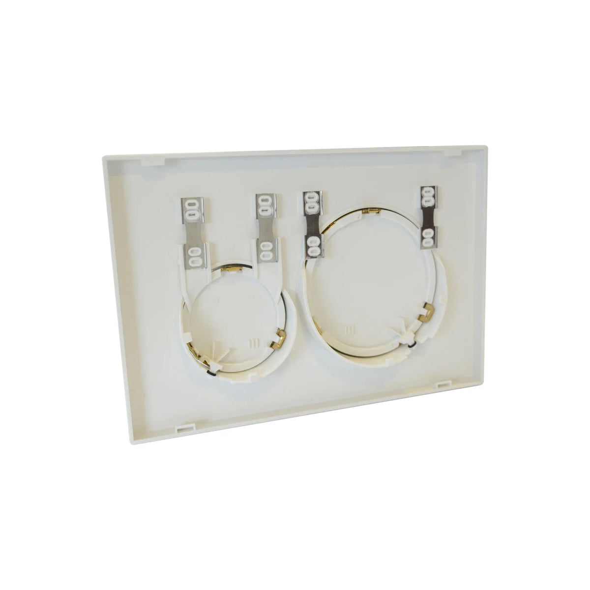 Empyreal Dual-Flush Plate – Modern Stainless-Style Upgrade for Geberit Sigma Toilets