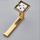 AurevaSteel 304 Stainless Gold Toilet Paper Holder – Luxury Rustproof Bathroom Wall Mount Tissue Roll Dispenser