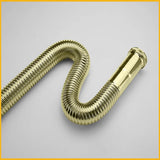 FlexiDrain Universal Pop-Up Sink Drain – Telescopic Anti-Odor Brass Drain & Trap Set for Kitchen & Bathroom