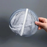 FlexiStore Foldable Hanging Laundry Basket – Breathable Mesh Bag for Clothes & Organization