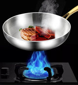 ChefSteel – Professional Stainless Steel Frying Pan for Gas & Induction