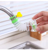EcoStream 360 – Universal Faucet Aerator with 360° Rotation & Water-Saving Function