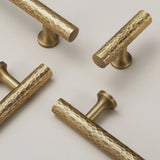 Vintage Hand-Hammered Brass Handles – Bronze Furniture Pulls for Cabinets & Drawers