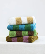RetroStripe Luxe Cotton Towel – Striped Luxury Towel in Hotel Quality