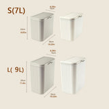 EcoMount Wall-Mounted Trash Can – Compact Hanging Bin & Toilet Paper Holder for Kitchen & Bathroom