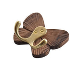 NordicPebble Solid Wood Wall Hooks – Scandinavian No-Drill Door & Coat Hooks