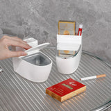 HomeGuard Wall-Mounted Ashtray – Creative Storage for Toilet & Bathroom
