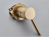 Dual Function Shower Mixer Valve Black Chrome – Concealed Brass Hot Cold Control | Diverter Valve | Modern Bathroom Fixture