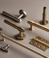 NurlinLux Solid Brass T-Bar Handles – French-Style Luxury Knobs for Cabinets, Drawers & Doors