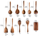 EcoWood – Luxury Wooden Cookware Set with Storage Bucket